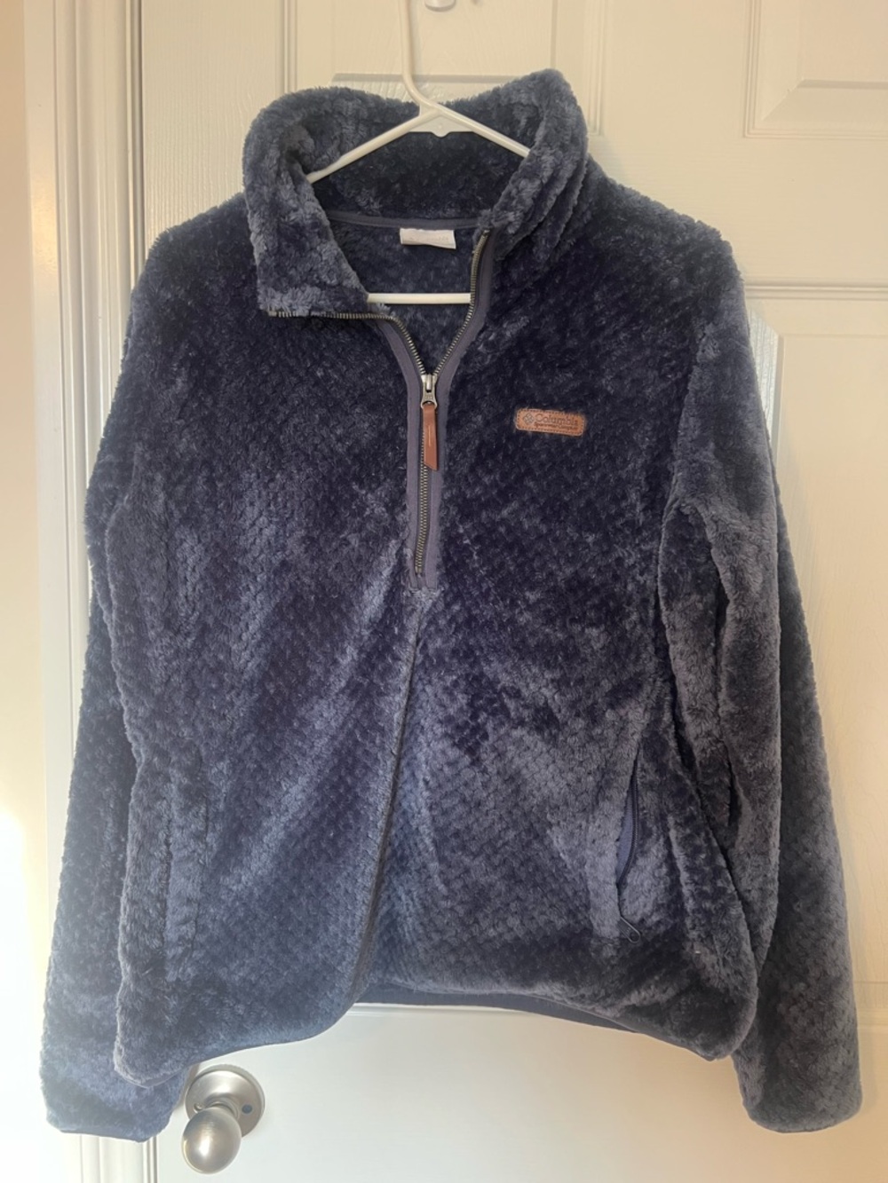 Columbia Navy Blue Plush Half-Zip Fleece Pullover